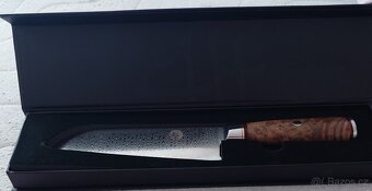 Dellinger Ladder Sapele Santoku nůž 18 cm - 3