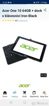 Acer One 10 64gb + dock s klávesnicí - 3