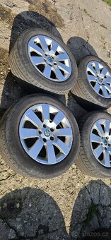 Alu kola r16, 5x112, octavia letní 205/55 - 3