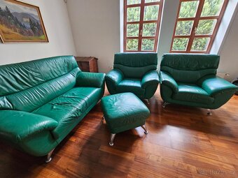 Kožená sedací souprava - 3