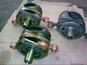 Originální nová kliková hřídel vojenský depozit K750 Dneper - 3