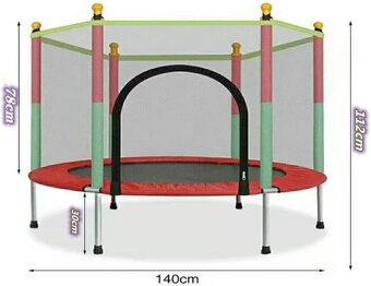 Nová vnitřní trampolína 140 cm - 3