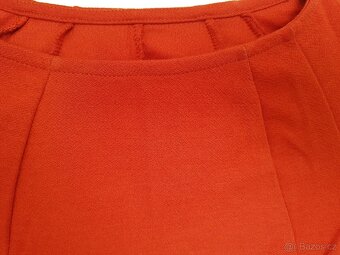 červené šaty vel. S - 3