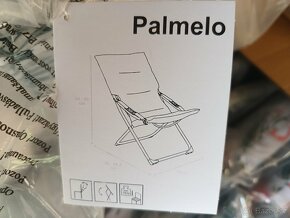 Kempinková skládací židle Palmelo - plamenák  nová - 3