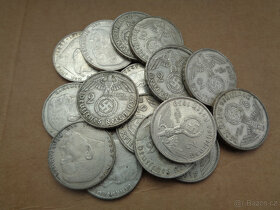 Stříbrné 2 marky se svastikou 1937-39 - 3