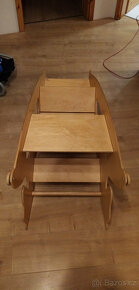Trihorse 3v1 jídelní židlička, houpačka, stoleček - 3