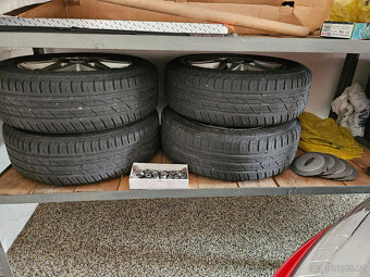 Alu kola Ford Fusion + pneu 195/60 R15 V - letní - 3