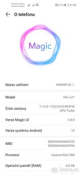 PRODÁM NEBO VÝMĚNA HONOR 20 - 3
