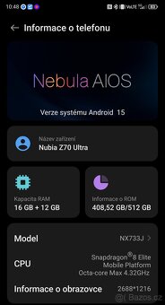 Nubia Z70 Ultra Starry Night 16+12/512Gb - 3