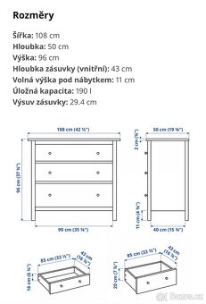Komoda Ikea, Hemnes - 3