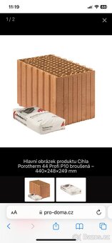 Cihly porotherm - 3