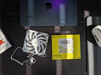 Corsair AF120 Slim White 120mm fan NEW - 3