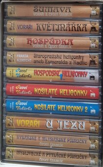 MC audio kazety - Šlapeto, heligonky, moravské, hospodské - 3