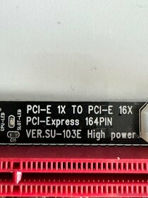PCI-E 1x to 16x VER.SU 103E High Power Powered Riser Adapter - 3