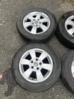 Originální kola Škoda Octavia II 15” + letní pneu 5mm - 3