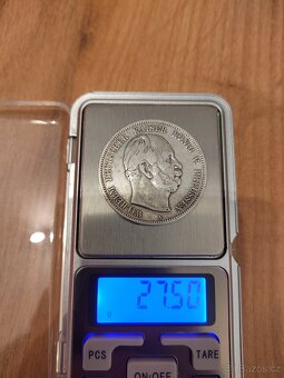 5 marek 1876 A, Wilhelm stříbrná. - 3