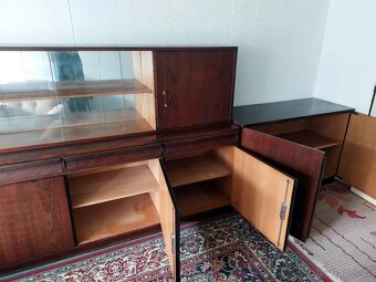 Kvalitní retro nábytek dýha 60. léta (sada 5 kusů) - 3