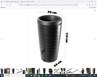 Sud na dešťovou vodu 240 l - 3