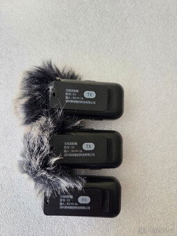 Bezdrátové klopové mikrofony TNVI V3 (2TX+1RX) - 3