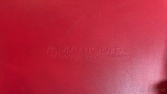 Designové židle značky Mariquita - červené - 4ks - 3