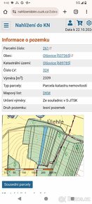 Lesní pozemek 2339 m kú olšovice u Prachatic - 3