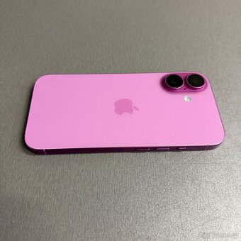 iPhone 16 128GB růžový, bez škrábance, 100% baterie - 3