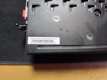 GeForce GTX 1060 Gaming X, 6GB GDDR5 - 3