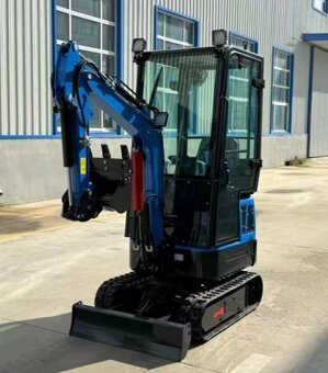 minibagr s kabinou, minibagr, kabinový bagr, bagřík - 3