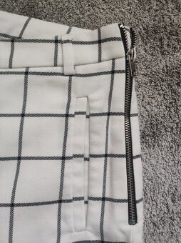 Společenské kalhoty, kárované - 3