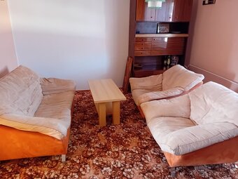 Sedací kožená souprava - 3