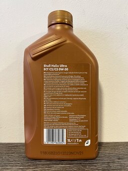 4x 1L Nový olej Shell Helix Ultra ECT C2 / C3 0W30 - 3