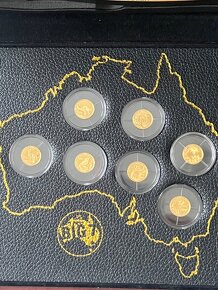 Zlato / zlaté mince sbírka 7ks 0,5g ryzí 24k - 3