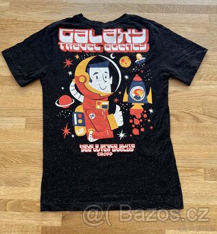 Triko chlapecké, černé Galaxi CROPP vel. XS - 3
