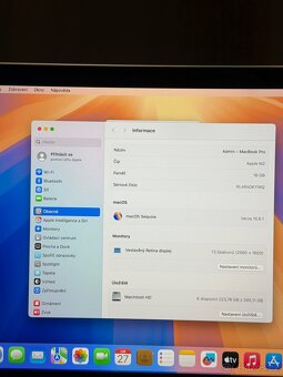 MacBook Pro M2 2022 /16GB RAM/256GB SSD/Záruka - 3
