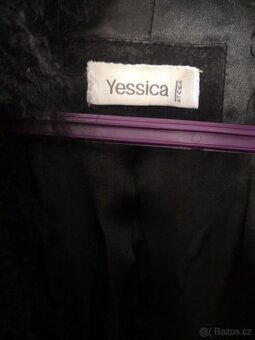 Semišovy kabát, límec merluska - 3