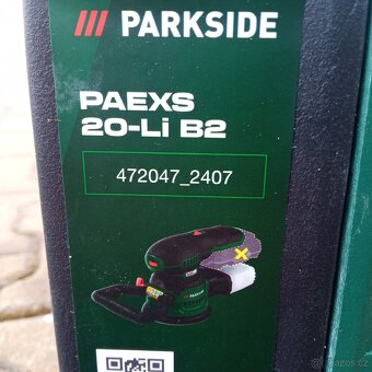 Aku vibrační excentrická bruska parkside - 3