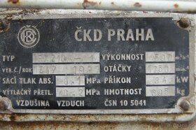 Kompresor ČKD RK 210-1 34kW - 3