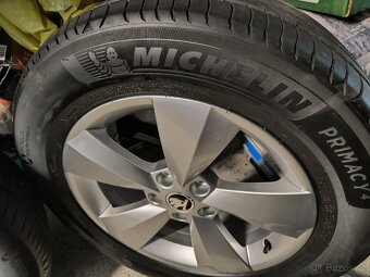 ALU kola Škoda Kodiaq 5x112 r17 Originál,NOVÉ 99% Michelin - 3
