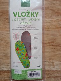 Dětské ortopedické vložky s patním lůžkem, vel. 29-30 - 3