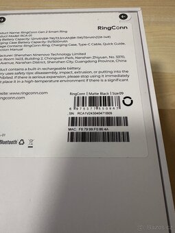 Chytrý prsten RingConn Smart Ring Gen 2 vel. 9 - 3
