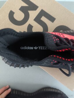 Yeezy 350 červené boty - 3