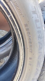 Sada letni pneu Bridgestone 225/45-17 vzorek 5-5,5mm - 3