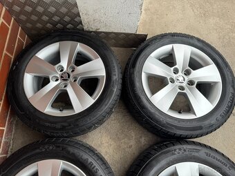Alu 15" 5x100 škoda MATONE zimní 85% Rapid,F3, TOP - 3