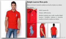 Nová pánská trika Ralph Lauren - 5 kusů - 3