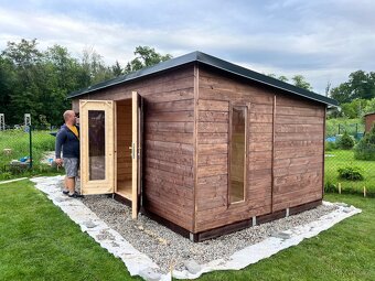 Zahradní domek LOT s dřevníkem - 3