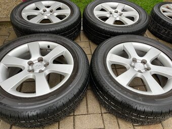 4x alu disky 5x114 R18, + matky, letní pneu 70% - 3