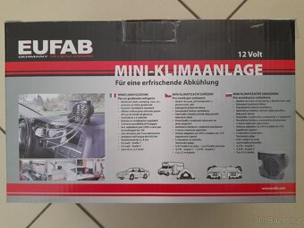 Mini klimatizace do auta / kempování 12V i 230V adaptér NOVÁ - 3