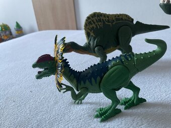Dinosauři, všichni tři se zvuky + dino pistole vše 500 Kč - 3
