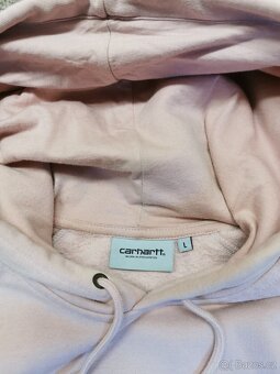 Carhartt Chase Hoodie L - pánská mikina světle růžová - 3