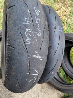 Pneumatiky sada Brigestone 120/70-17 + 200/55-17 - 3